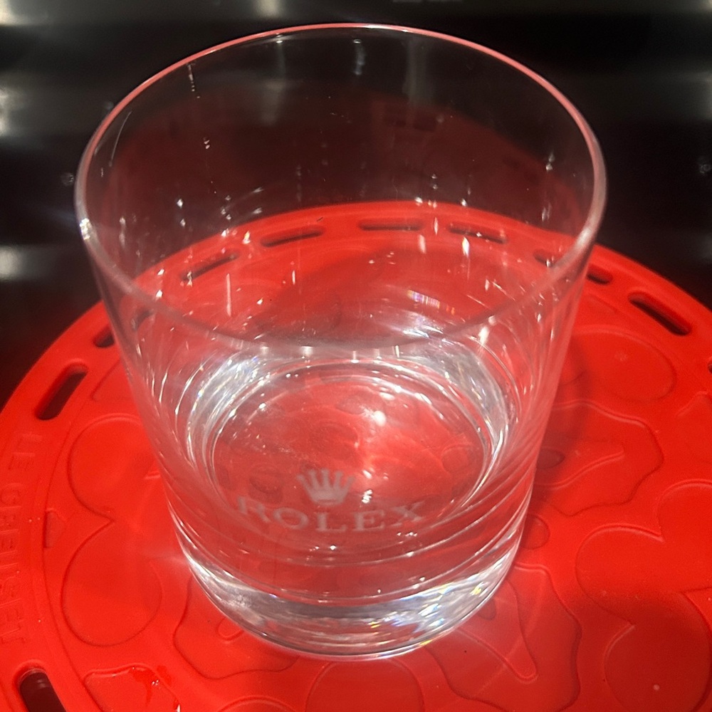 Rolex Clear Whiskey Glass Tumbler RARE, Vintage - Picture 2 of 4
